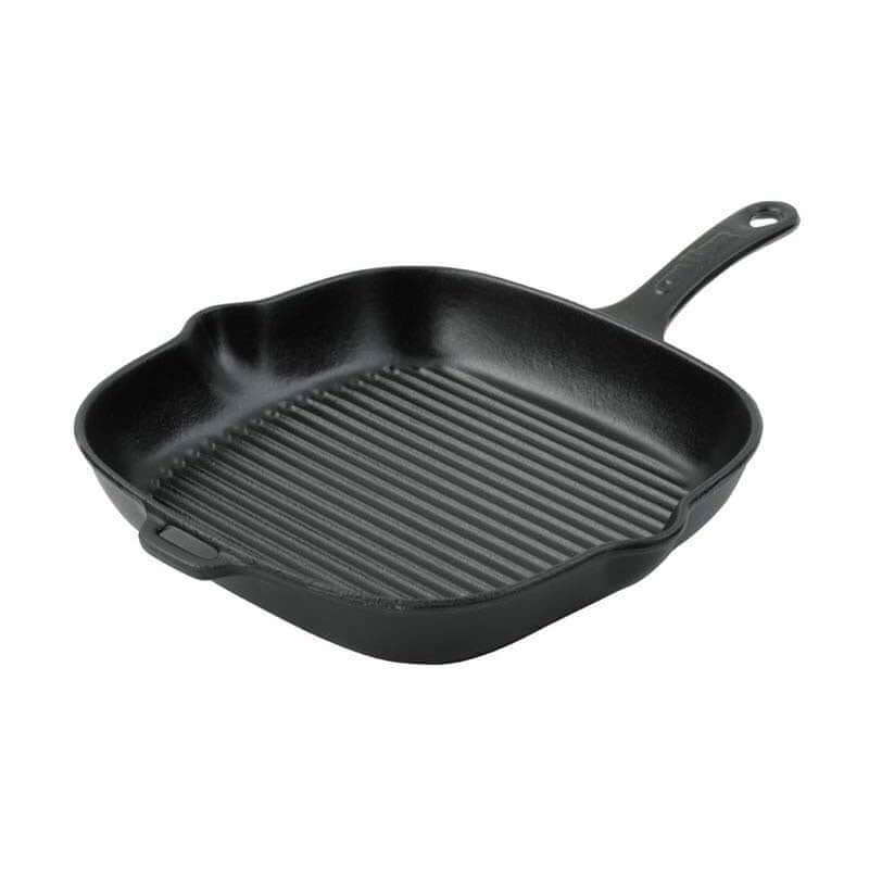 Chasseur by Dexam - 26cm Square Grill Pan – Matt Black