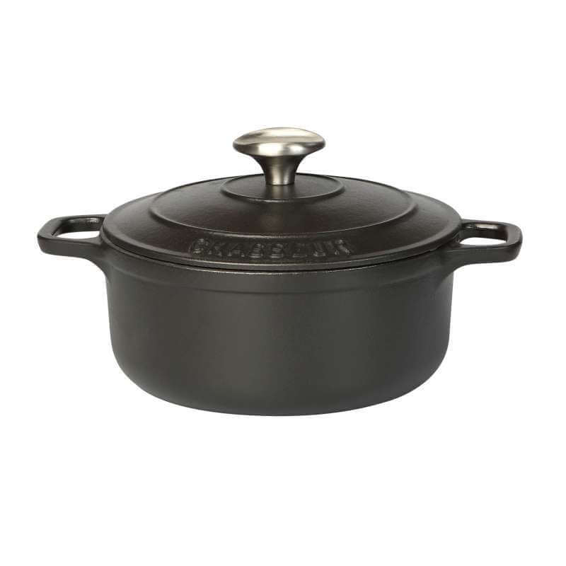 Chasseur by Dexam - 16cm Round Casserole - Matt Black