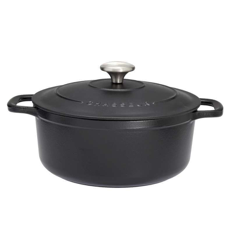 Chasseur by Dexam - 18cm Round Casserole - Matt Black
