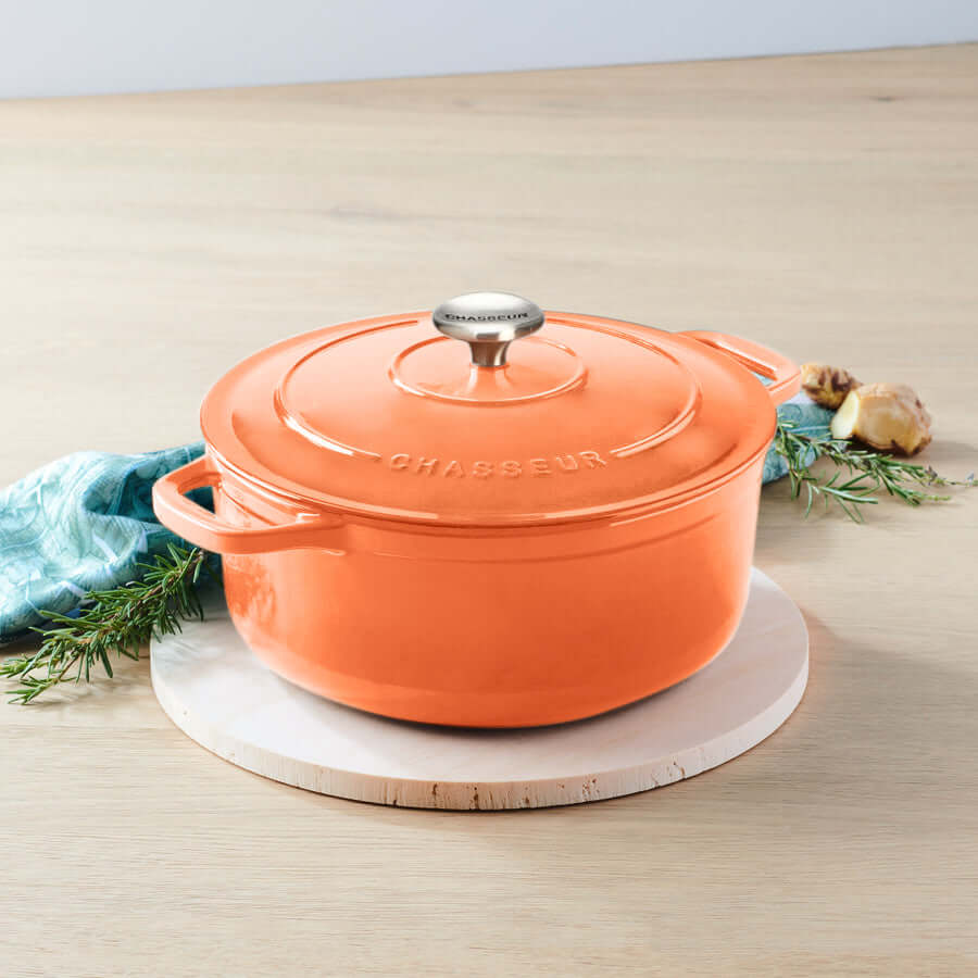 Chasseur by Dexam - 20cm Round Casserole - Tangerine