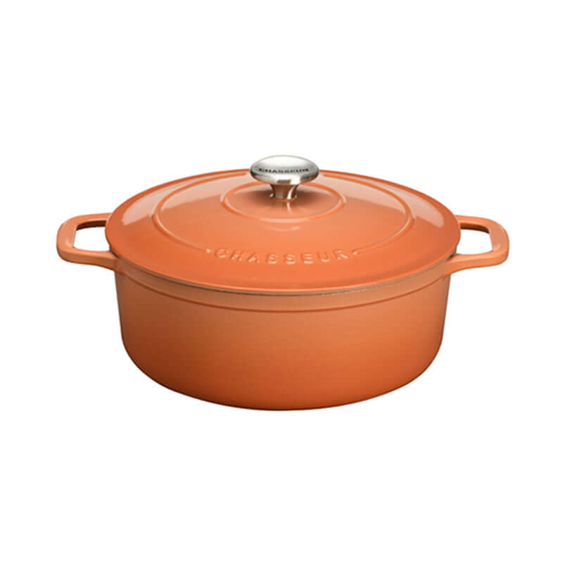 Chasseur by Dexam - 29 cm Oval Casserole - Tangerine