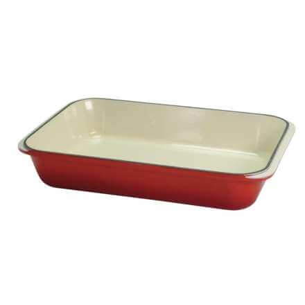 Chasseur by Dexam - 32cm Rectangular Roasting Dish - Chilli Red