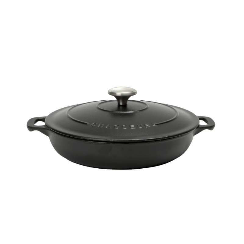 Chasseur by Dexam - 30cm Serving Casserole - Matt Black
