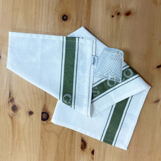 Dexam - Love Colour - Cotton Linen Glass Cloth - Olive