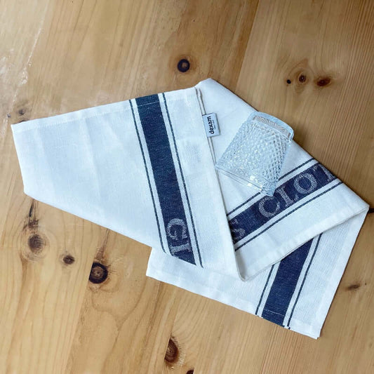 Dexam - Love Colour - Cotton Linen Glass Cloth - Ink Blue