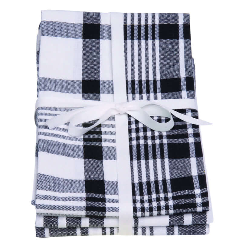 Dexam - Love Colour Set of 3 Extra Large Tea Towel - Black