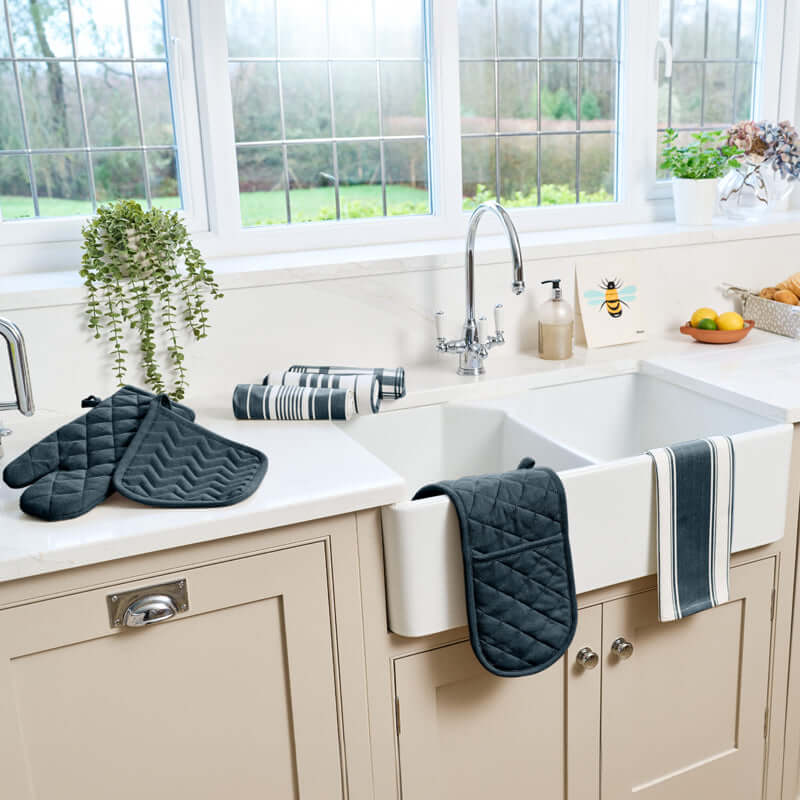 Dexam - Love Colour - Double Oven Gloves - Ink Blue