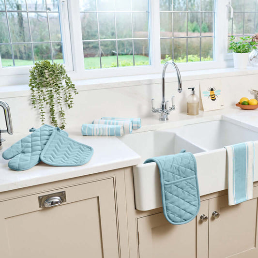 Dexam - Love Colour Tea Towel - Duck Egg