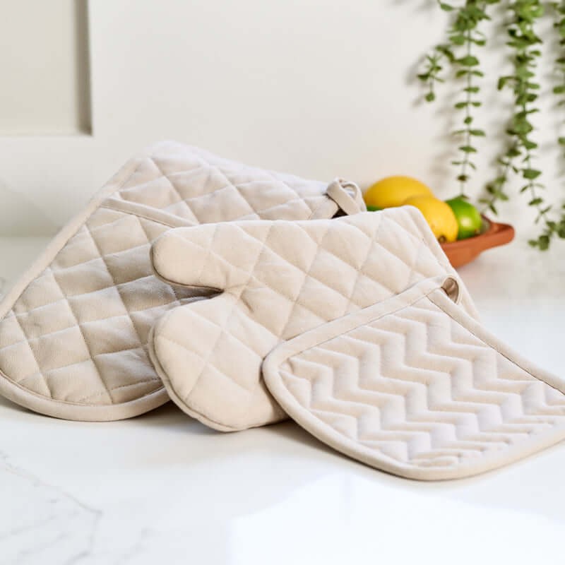 Dexam - Love Colour - Double Oven Gloves - Stone