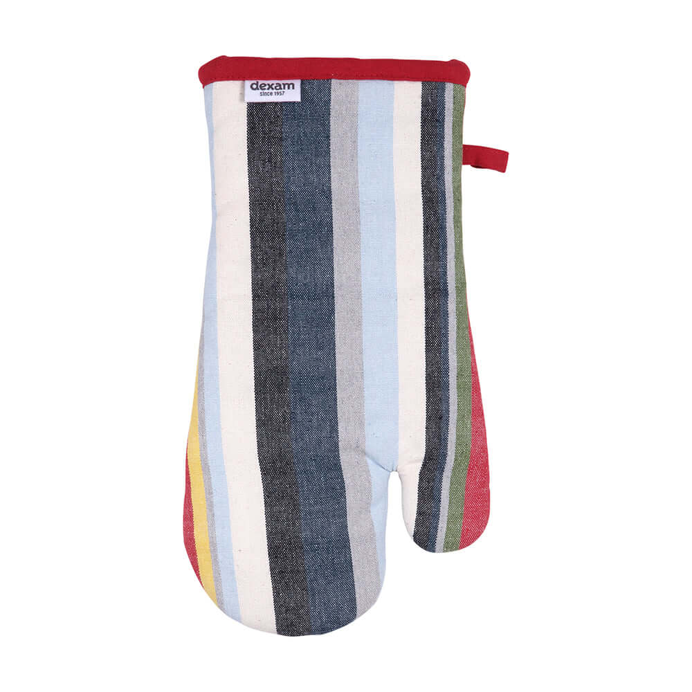 Dexam - Recycled Cotton - Red Stripe Oven Mitt