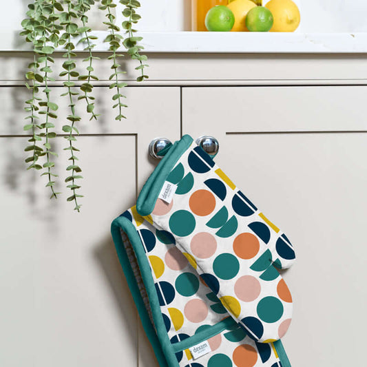 Dexam - Recycled Cotton - Retro Spot Oven Gauntlet