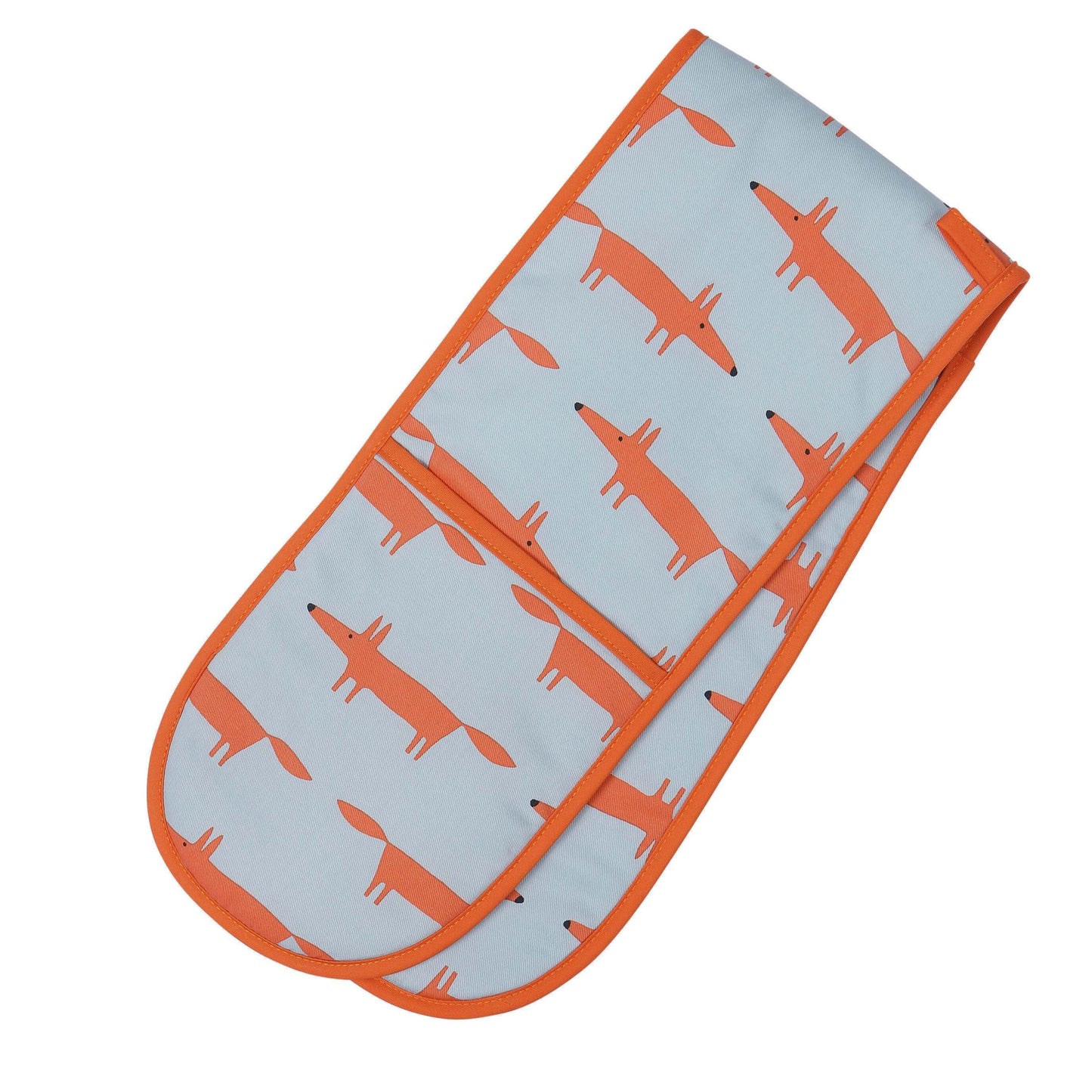 Scion Living - Mr Fox Double Oven Gloves - Blue/Orange