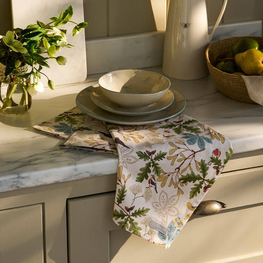 Sophie Allport Orchard Birds Tea Towel