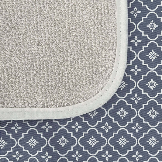 Chef Pad - Everhot - Crisp and Dene - Dark Blue Tile Hob Cover (Small) for use with Everhot Cooker Ranges