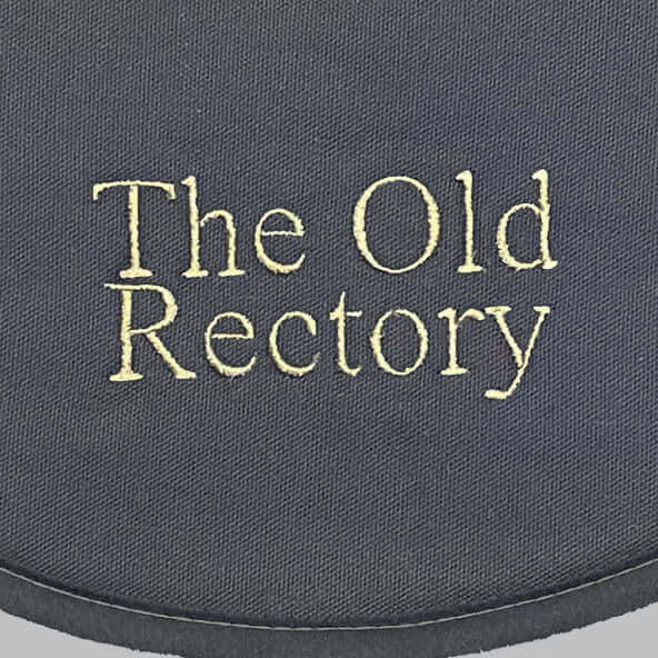 Personalised Names Chefs Pad in Plain Grey for use with AGA range cooker