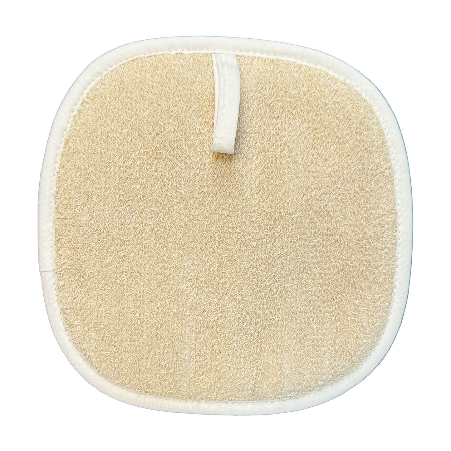 Sarah Battle "D is for Dog" Pot Holder in beige, perfect for safe lifting of hot pots and pans.