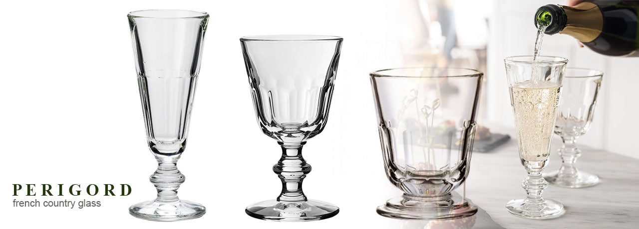 Beautiful French Wine, Water & Beer Glasses from La Rochere available to buy at the Chef Pad Shop