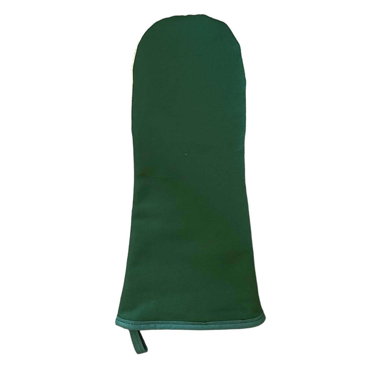 Short or Long Oven Gauntlet / Mitt - Plain Green