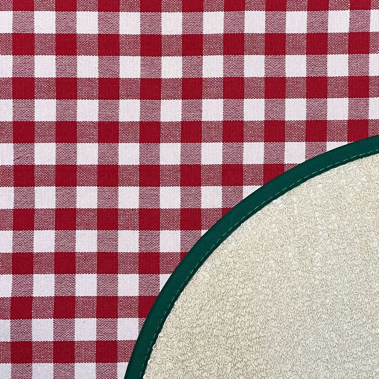 The Chef Pad Shop Red Gingham Check Chefs Pad for use with Aga Cookers