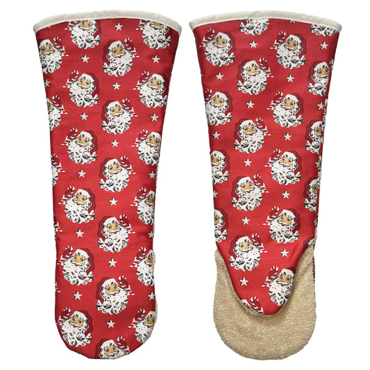Oven Gauntlet - Crisp & Dene - Christmas Santa