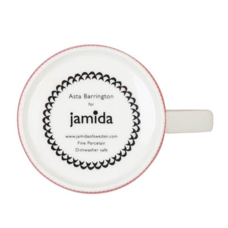 Mug - Asta Barrington - Asta Barrington "COFFEE" Fine Porcelain Mug in Red