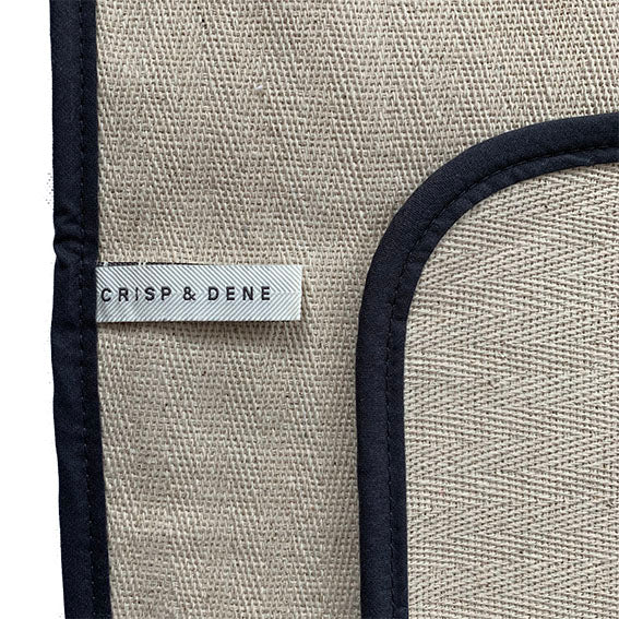 Oven Cloth - Crisp and Dene - Utility Oven Cloth With Grey Binding