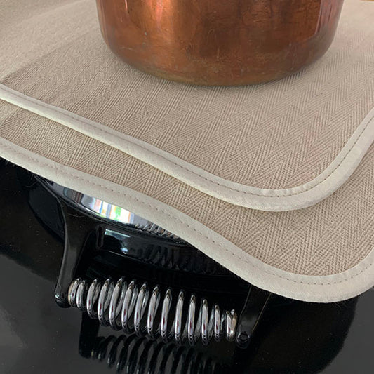 Oven Cloth - Crisp and Dene - Utility Oven Cloth With Cream Binding