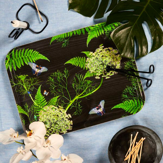 Serving Trays - Michael Angove - Michael Angove Rectangle Tray - Black Dill Tray (43x33cm)