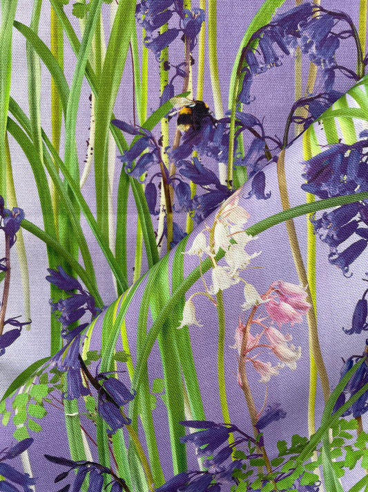 Tea Towel - Michael Angove - Michael Angove Tea towel - Bluebells