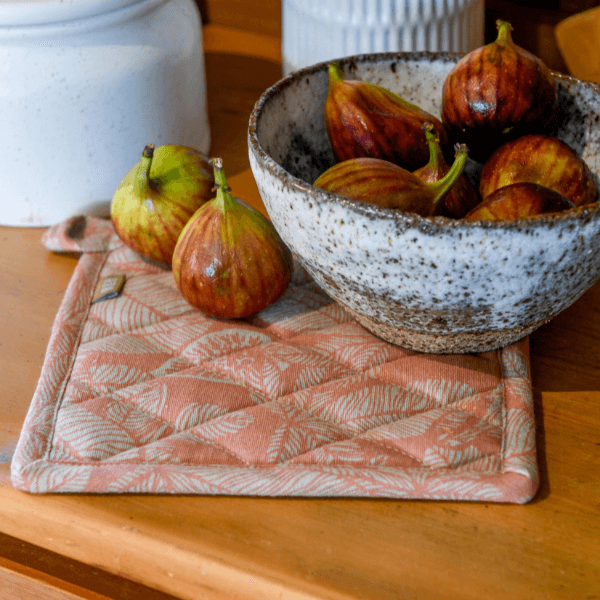 Pot Grab - Raine & Humble - Recycled Pot holder - Dawn Rose - Fig Tree