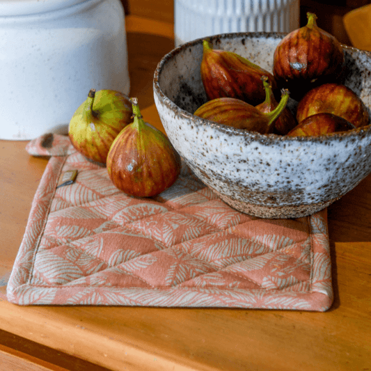 Pot Grab - Raine & Humble - Recycled Pot holder - Dawn Rose - Fig Tree