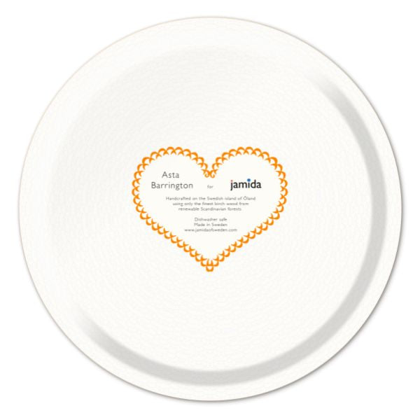 Serving Trays - Asta Barrington - Asta Barrington Beer o clock / satsuma orange Round Tray (31cm)