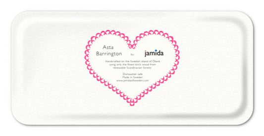 Serving Trays - Asta Barrington - Asta Barrington Pink Prosecco Rectanglular 32x15cm Tray