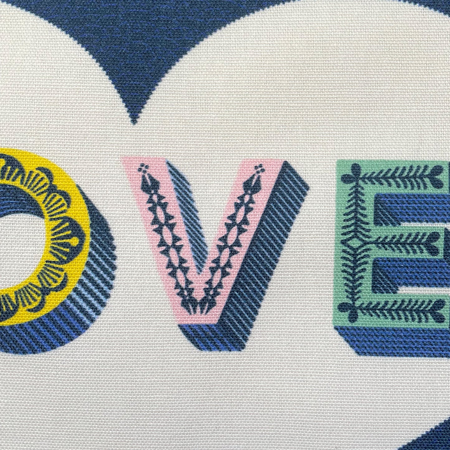 Chef Pad - Aga - Asta Barrington - Asta Barrington Navy "LOVE" Chef pad for use with Aga range cookers