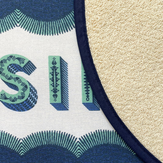 Chef Pad - Aga - Asta Barrington - Asta Barrington Navy "SIMMER" Chef pad for use with Aga range cookers