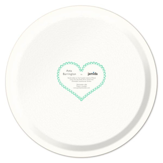 Serving Trays - Asta Barrington - Asta Barrington Sea Foam "GIN PALACE" Round Tray (39cm)