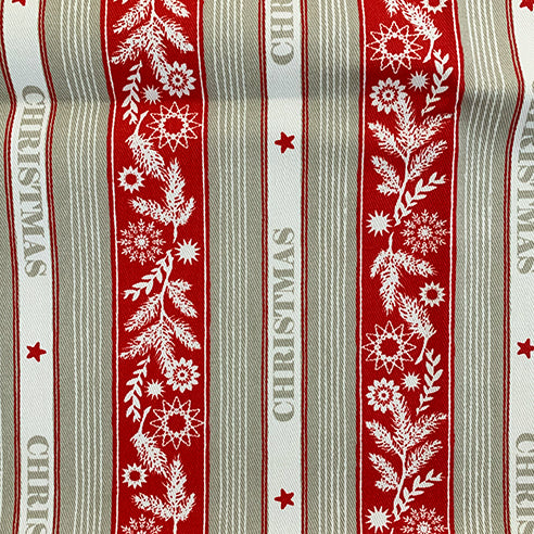 Tea Towel - Crisp and Dene - Crisp & Dene Christmas Stripe Tea Towel