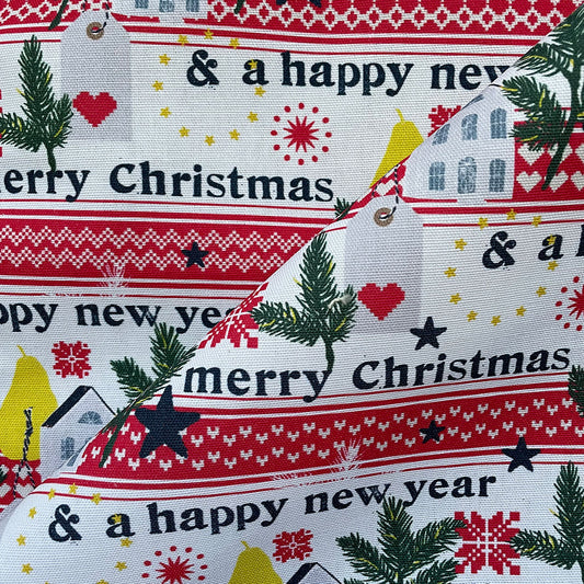 Tea Towel - Crisp and Dene - Crisp & Dene Christmas Village Tea Towel