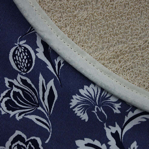 Chef Pad - Rayburn - Crisp and Dene - Blue Floral Hob Cover For Use With Rayburn Range Cooker