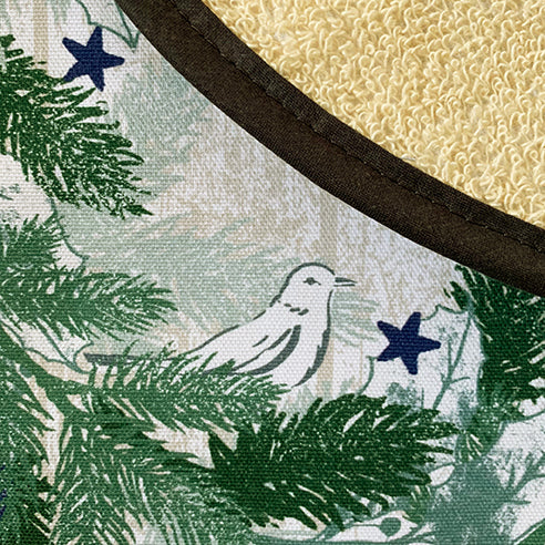 Chef Pad - Aga - Crisp and Dene - Crisp & Dene Christmas Wreath Chef Pad for use with Aga Cookers