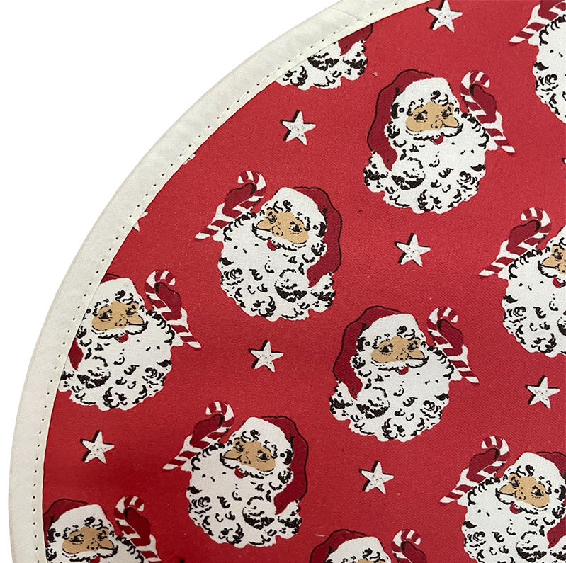 Chef Pad - Aga - Crisp and Dene - Santa Christmas Chef Pad for use with AGA range cooker By Crisp & Dene