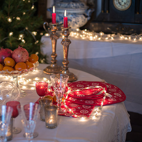 Napkins - Crisp and Dene - Set of 4 Napkins - Crisp & Dene Christmas Snowflake