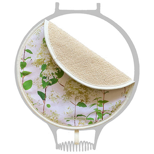 Chef Pad - Aga - Michael Angove - Michael Angove Hydrangea Chef Pad for use with Aga Range Cooker