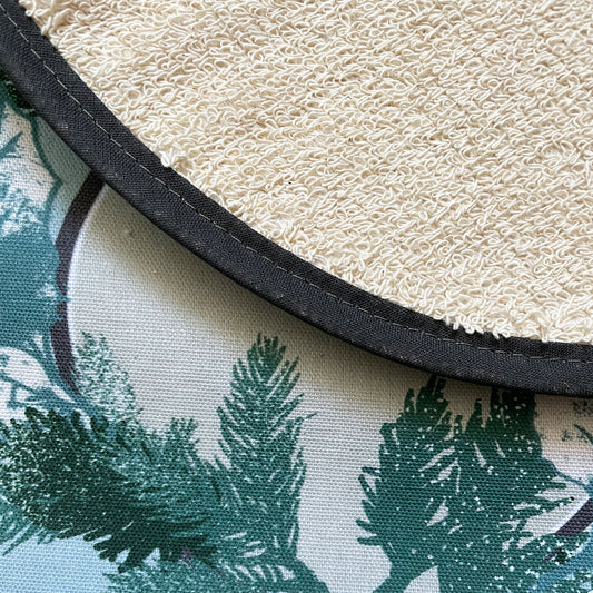 Chef Pad - Aga - Crisp and Dene - Crisp & Dene Christmas Noel Chefs Pad for use with Aga Cookers