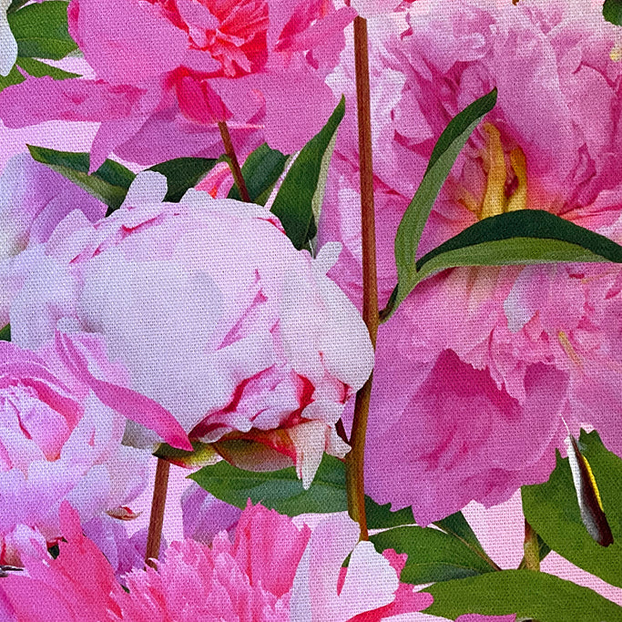 Tea Towel - Michael Angove - Michael Angove Peony Crush Tea Towel