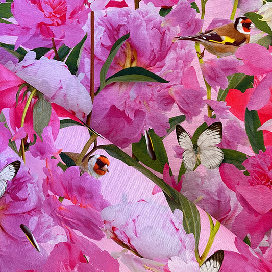 Tea Towel - Michael Angove - Michael Angove Peony Crush Tea Towel