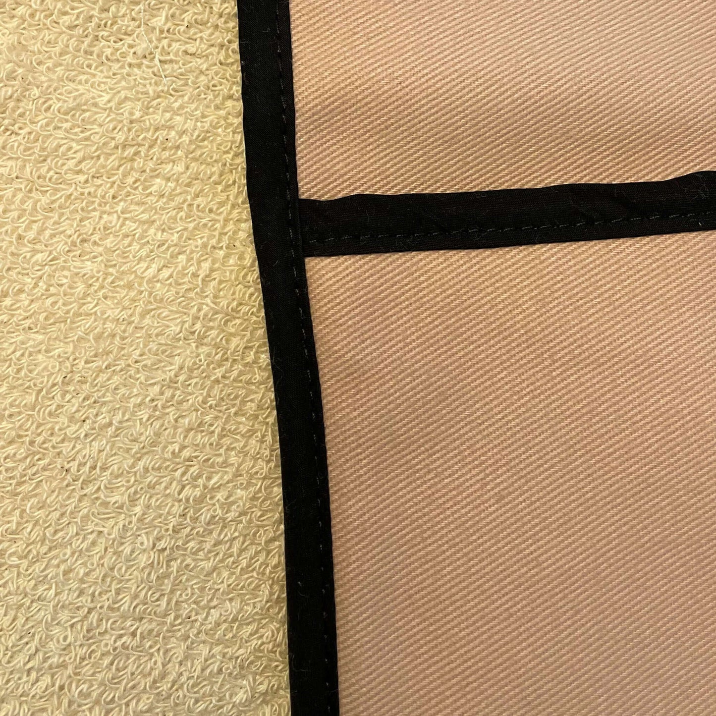 Plain Blush Pink Double Oven Glove