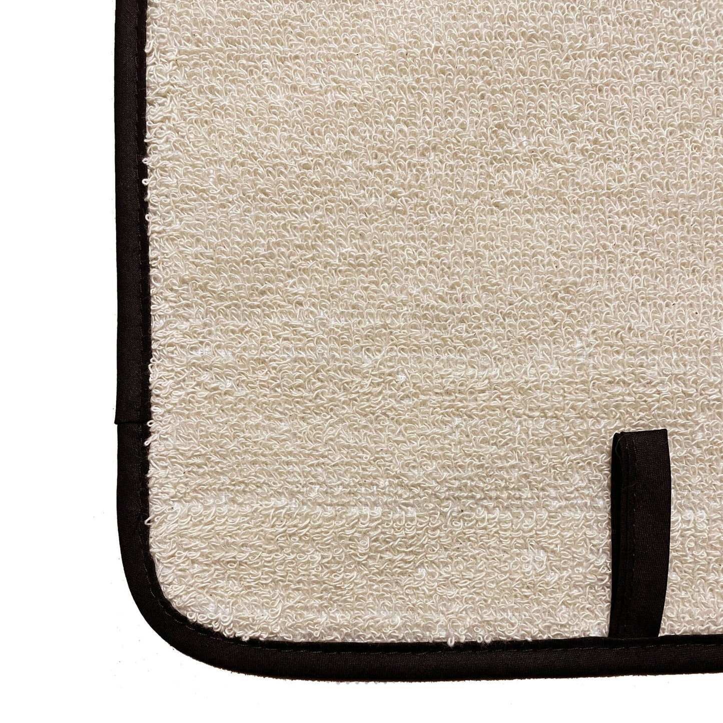 Plain Black Cotton Chefs Pad For Use With Rayburn 600 Range Cooker