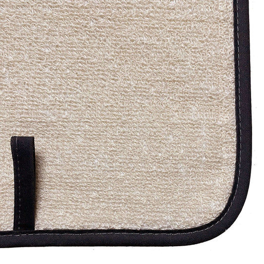 Plain Dark Grey Cotton Chefs Pad For Use With Rayburn 400 Range Cooker