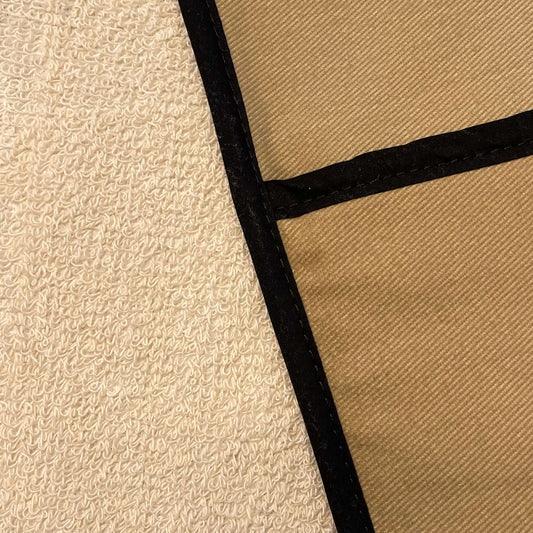 Plain Sand Double Oven Glove